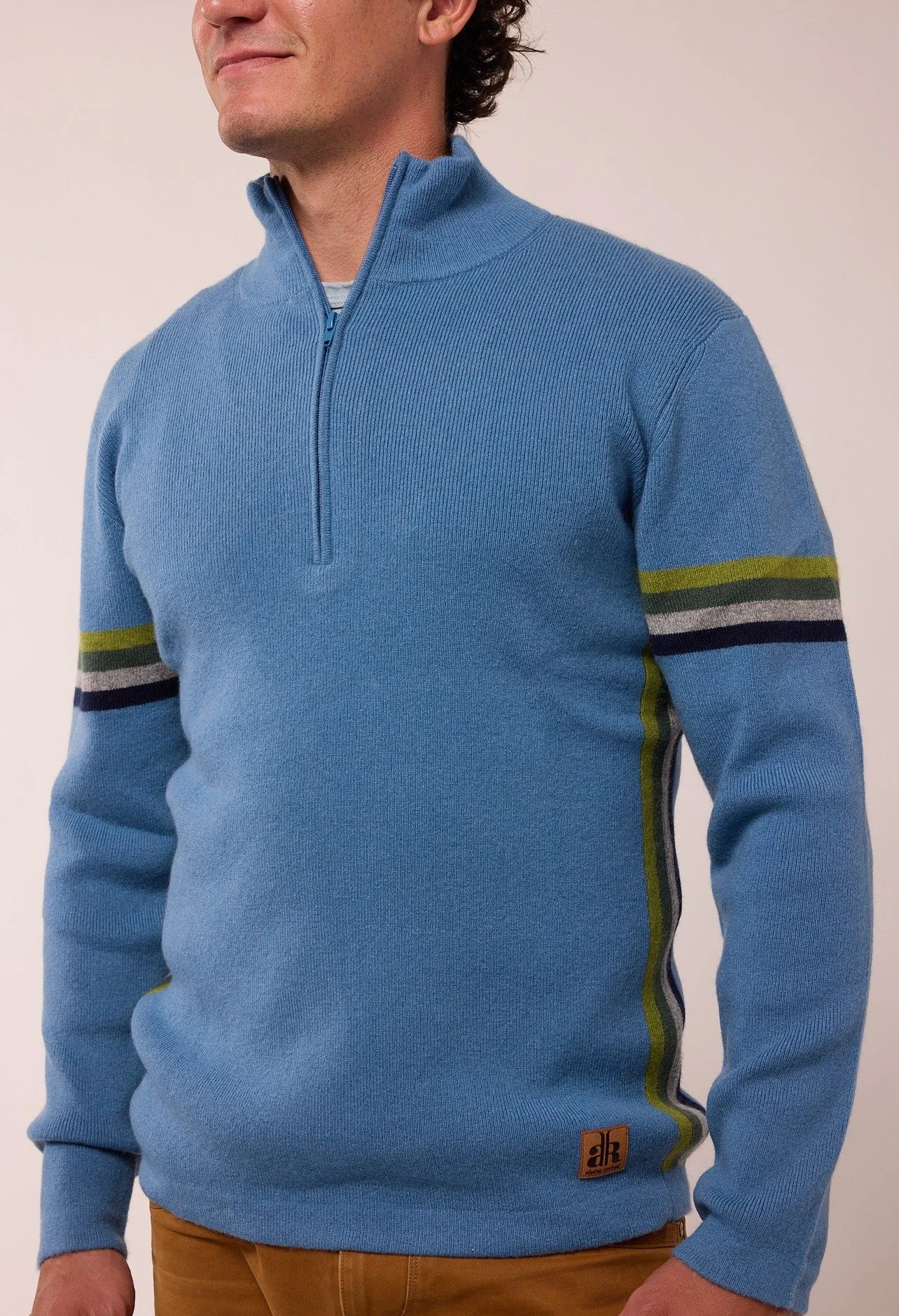 Cashmere Zip Neck Sweaters