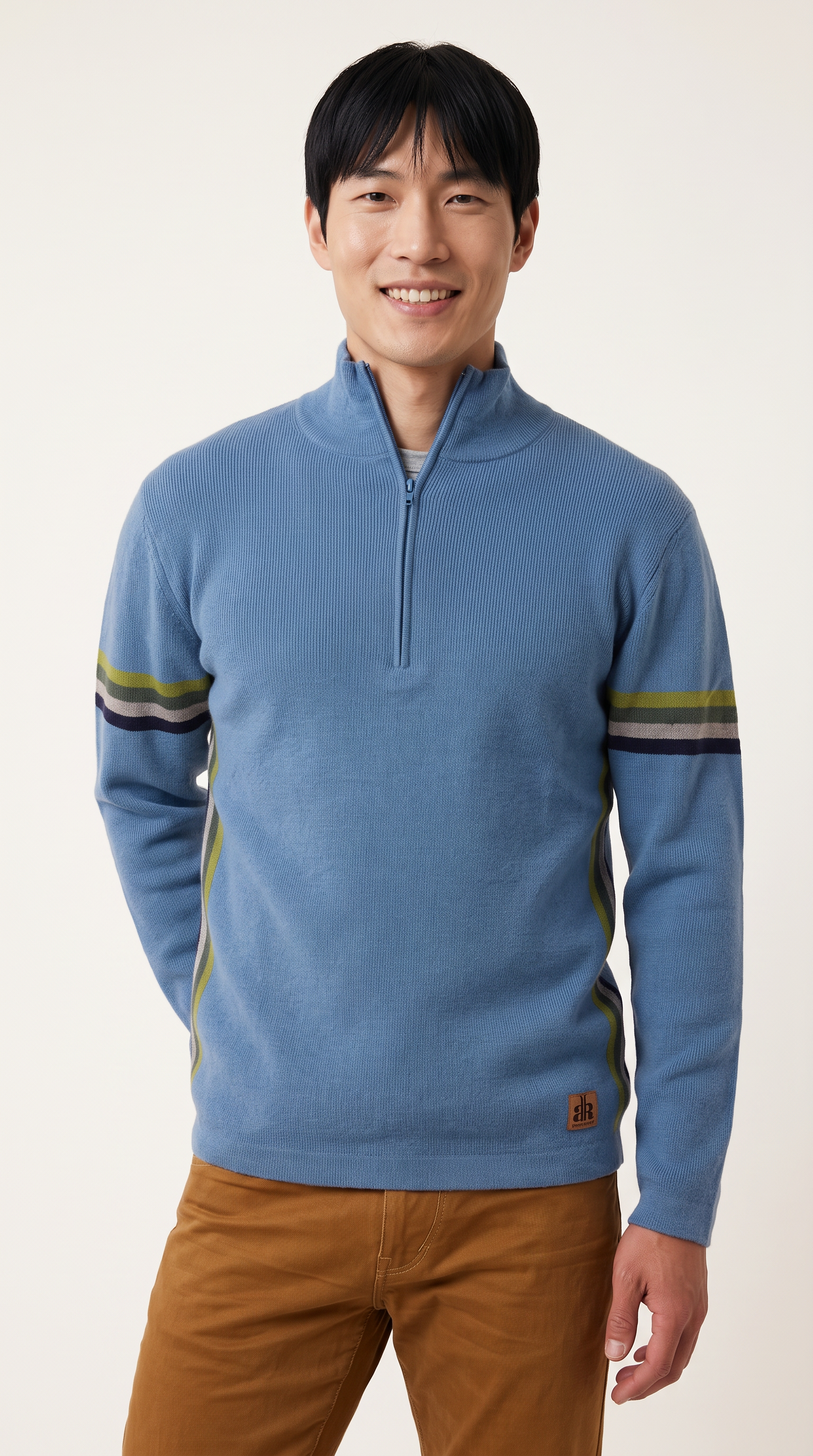 Men's Powder Day Cashmere Zip